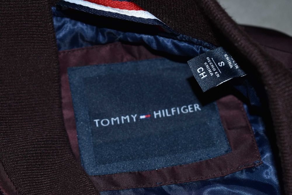 Tommy Hilfiger TH Kurtka Bomberka Bejsbolówka S