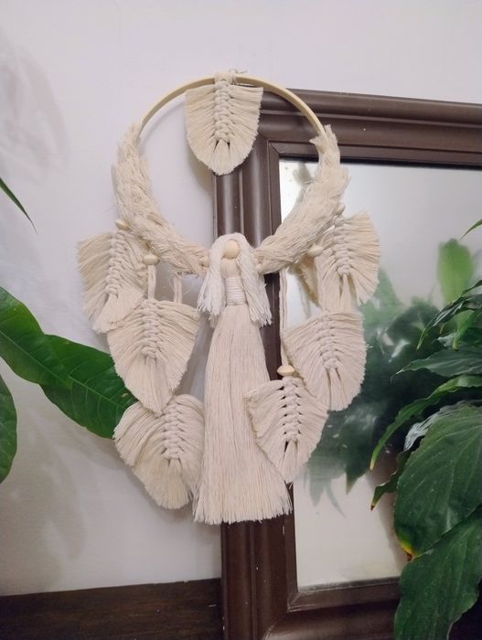 Polecam ręcznie robione Anioły ze sznurka.