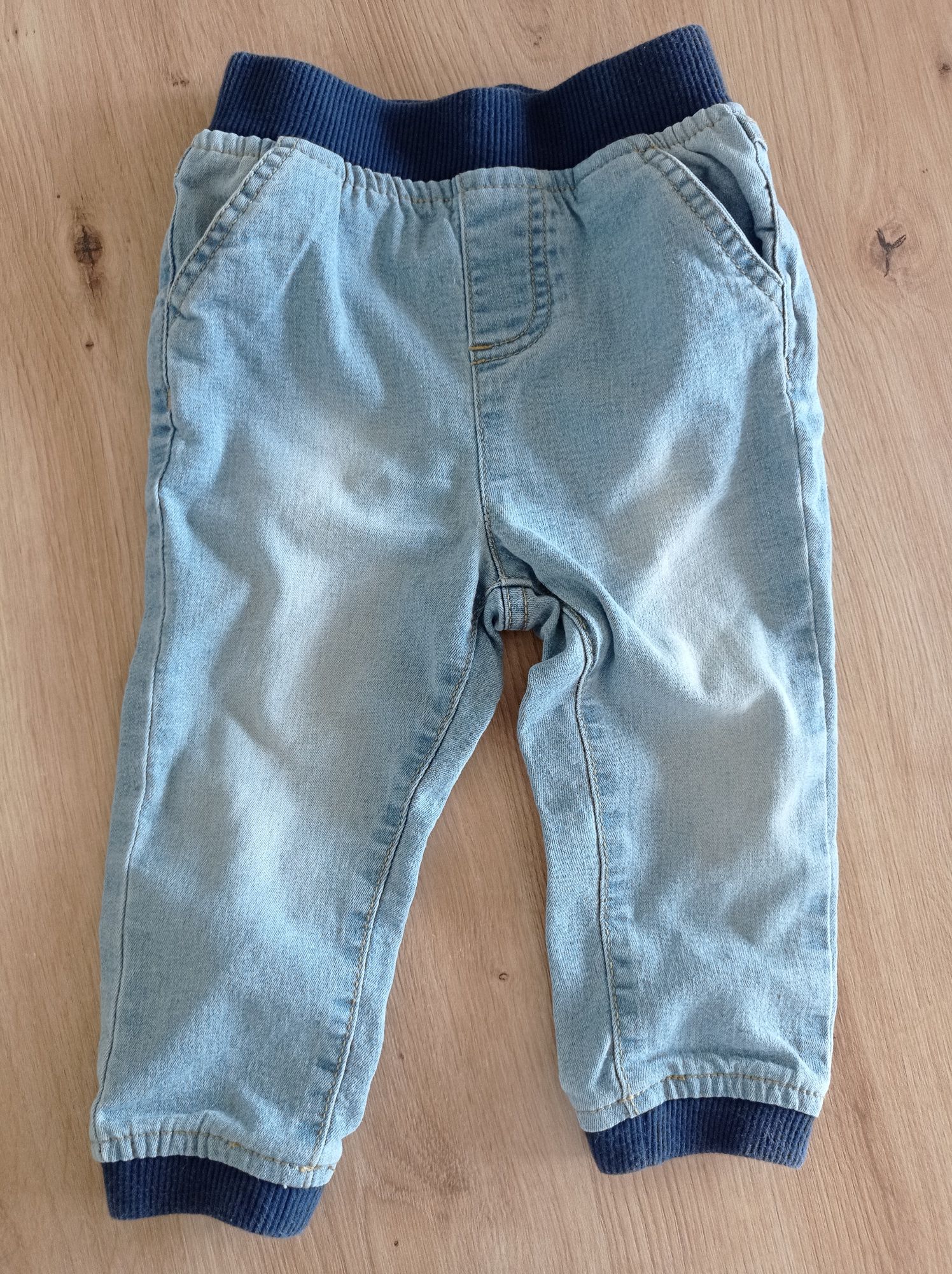 Spodnie jeansy jeansowe 80 txm kids