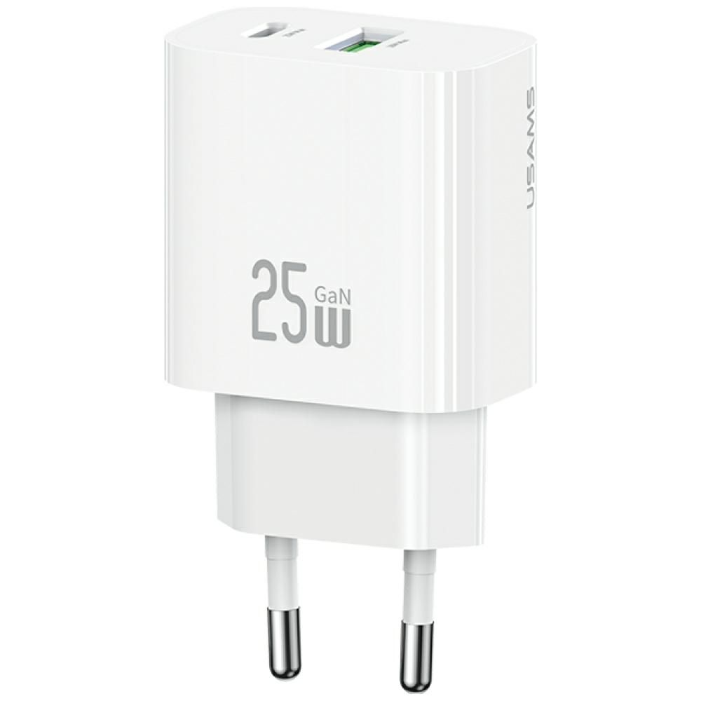 Ładowarka sieciowa USAMS CC315 T65 25W   1xUSB-C 1xUSB-A Fast Charging