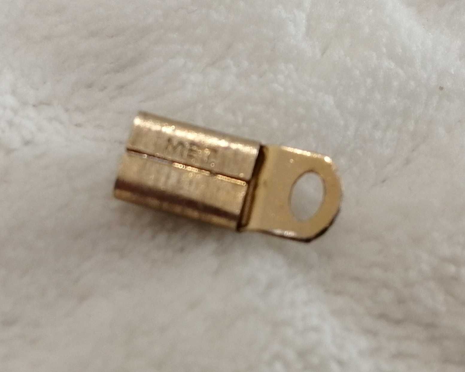 Zapięcie wsuwane do łańcuszka, 3x6x14,5mm, złoty (Kreatywne, Biżuteria
