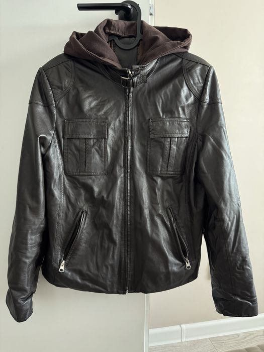 %% Kurtka skórzana unisex, S