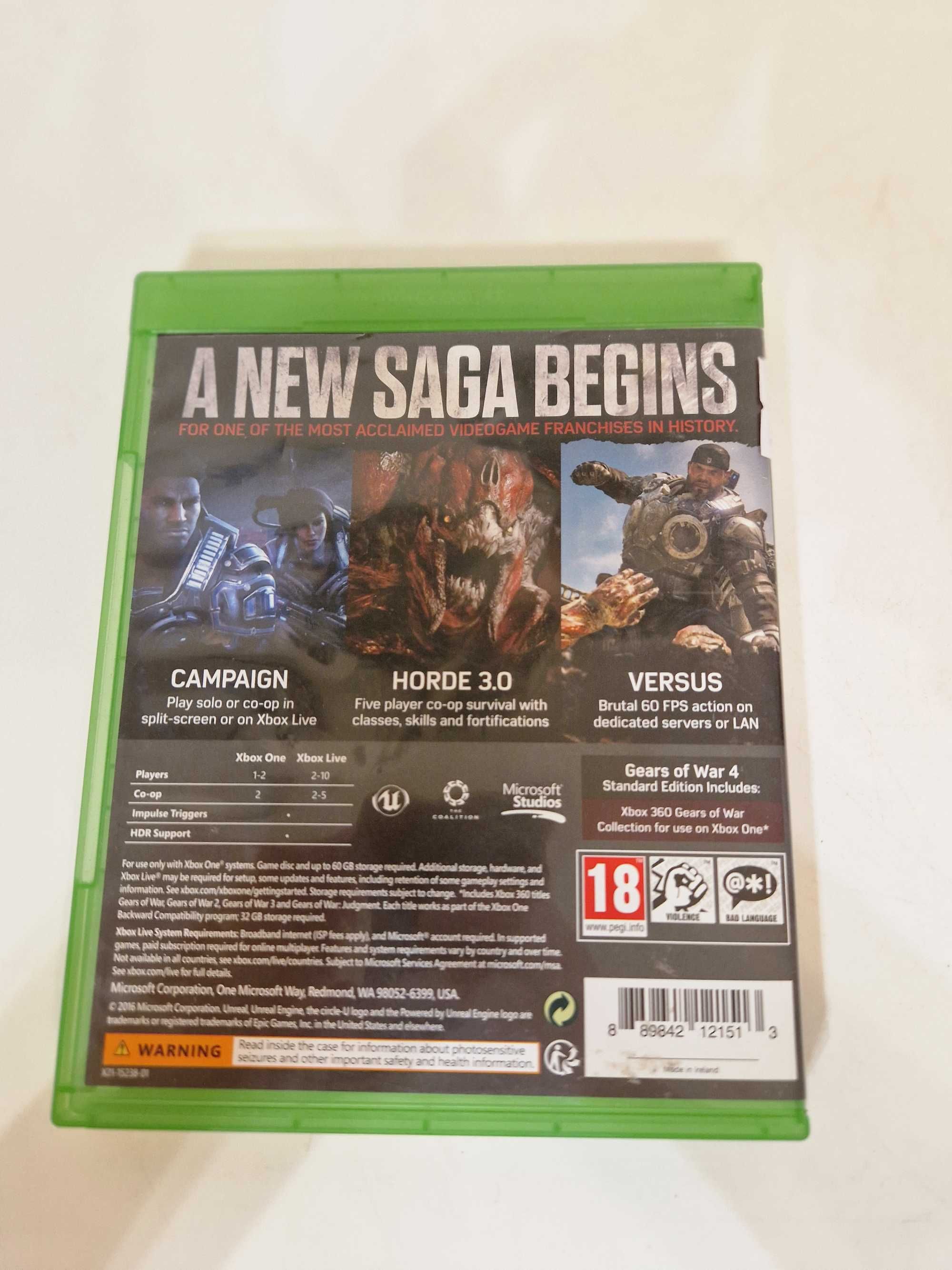 Gears of War 4 Microsoft Xbox One