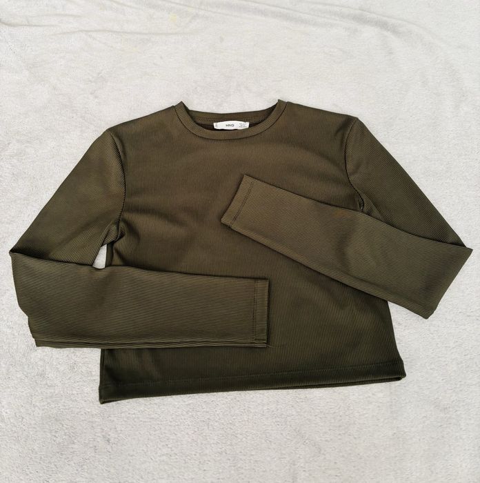 Zielona damska koszulka Mango