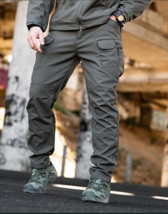 Тактические зимние шины softshell флис новые