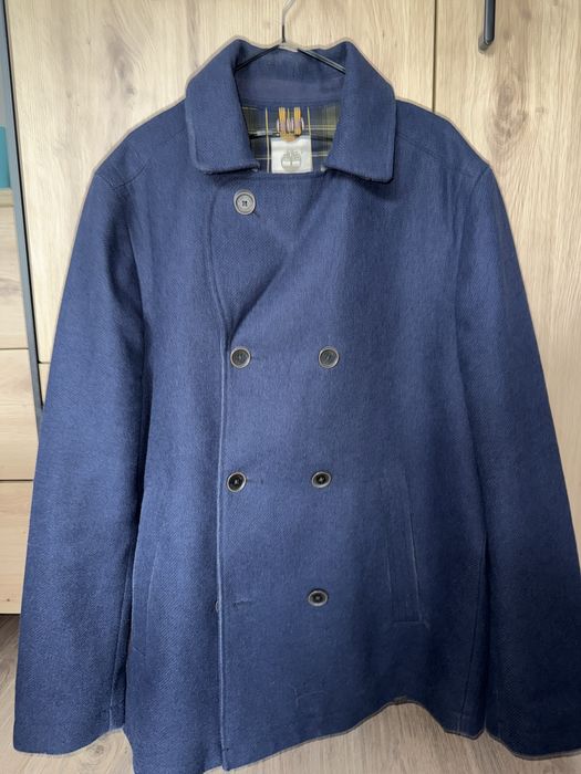 Granatowy płaszcz męski Timberland XL