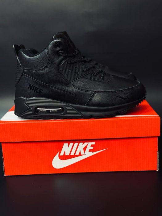 Зимние кросовки найк черные / кроссовки черные Gore-Tex 46 размер