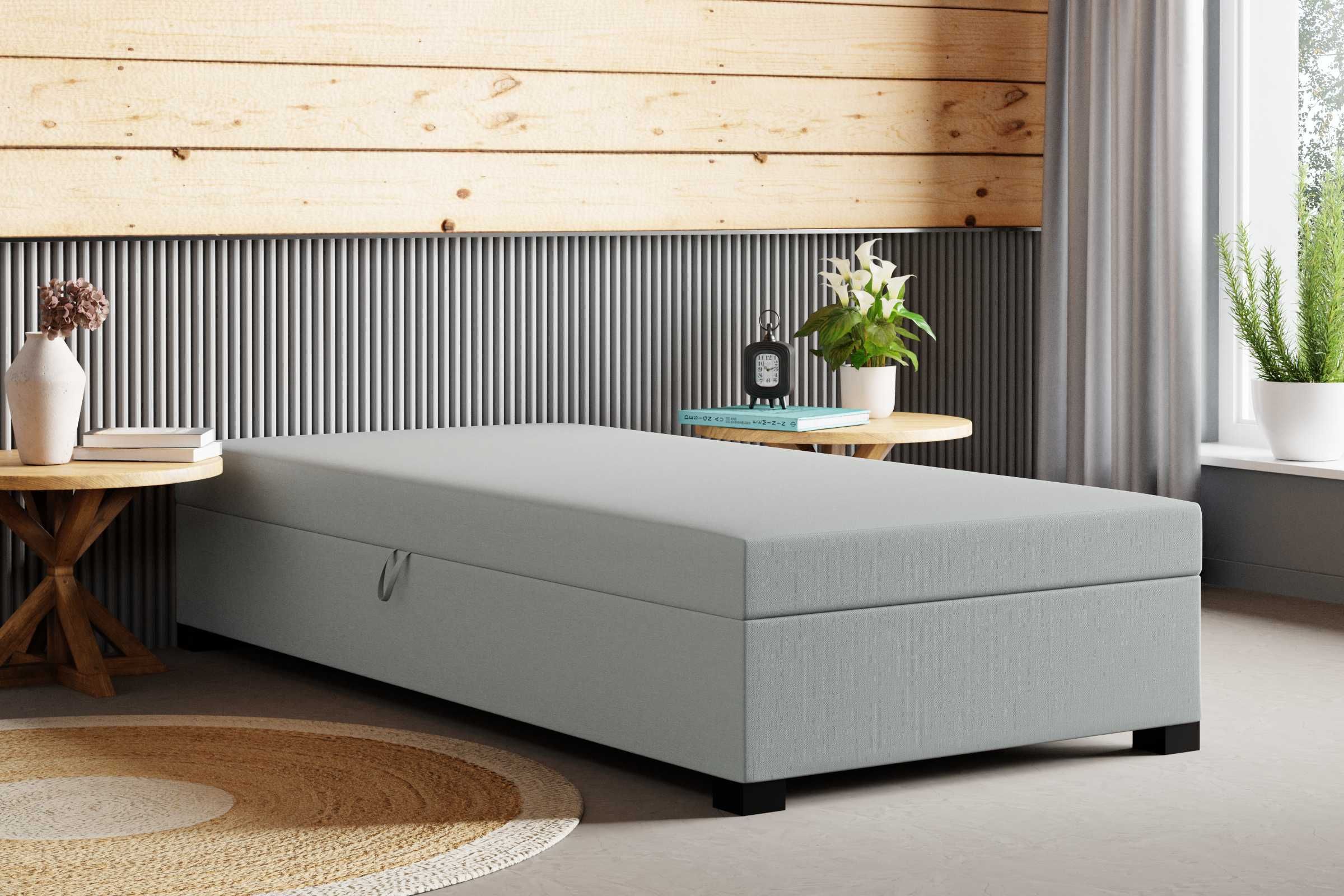 Tapczan Sofa Kanapa Wersalka Łóżko jednoosobowe materac+pojemnik