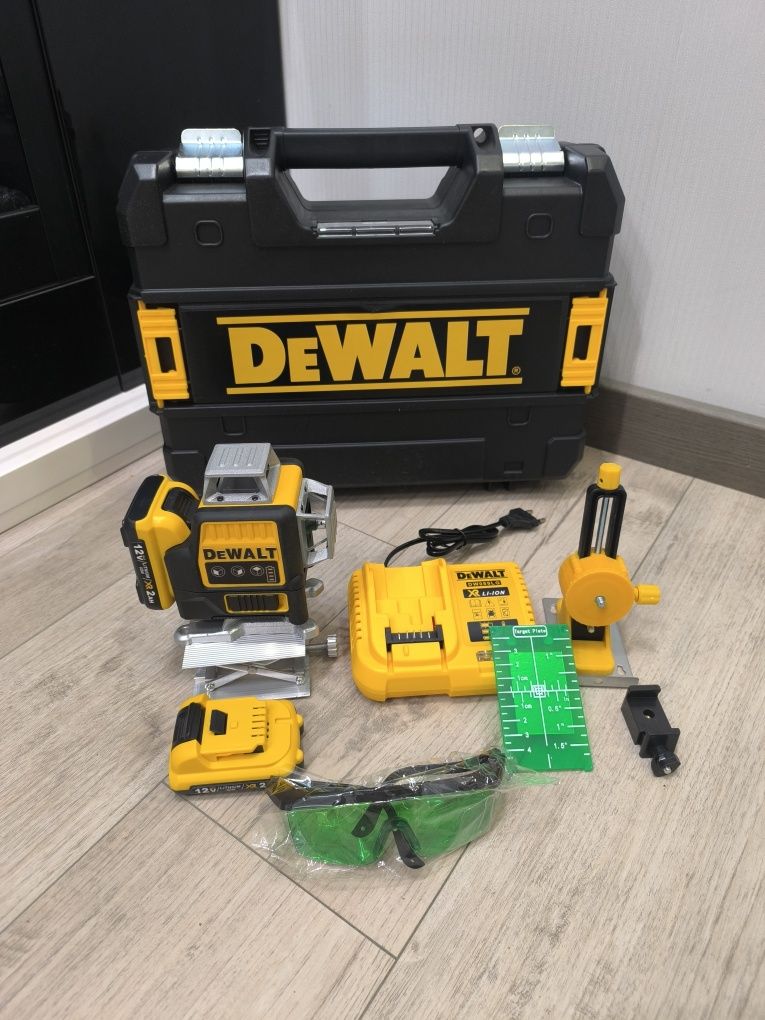 Лазерний рівень, DeWalt 4d, 16 ліній, лазерний нівелір