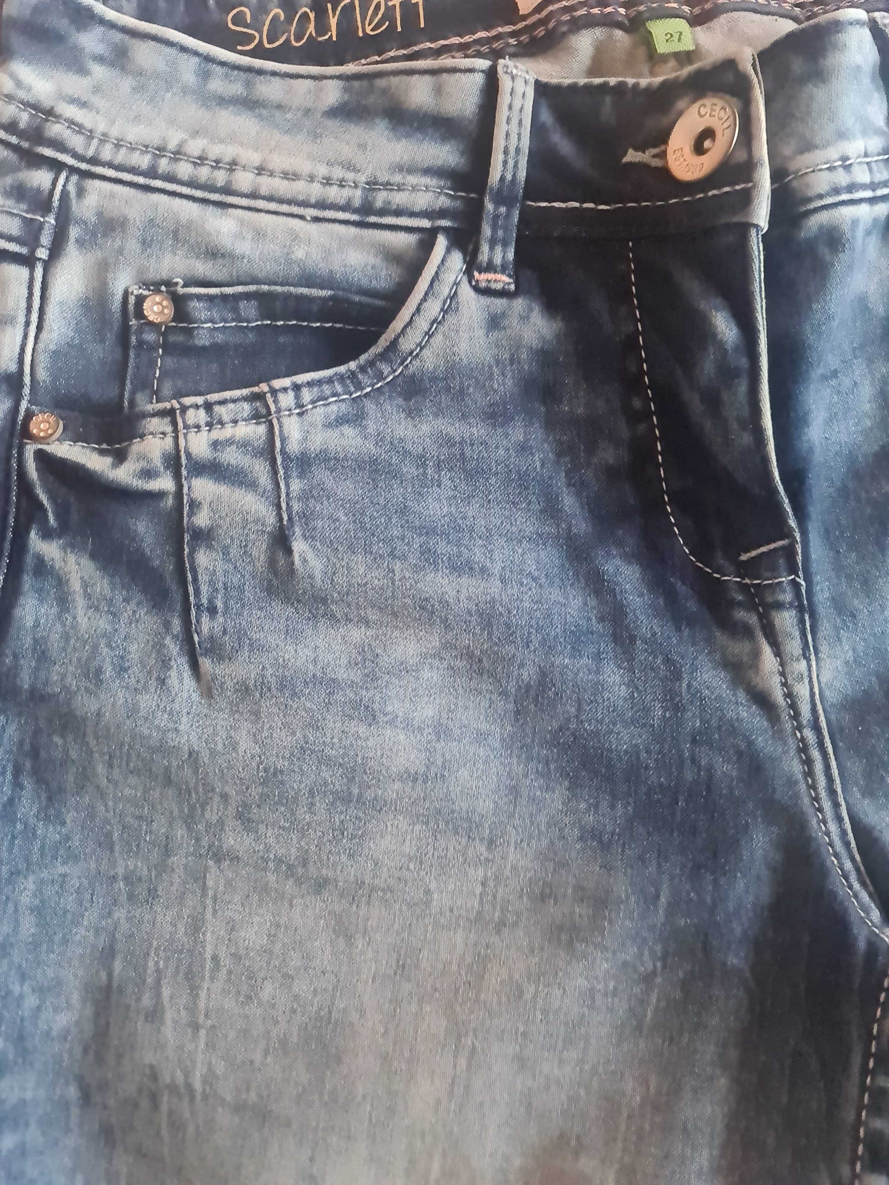 Spodenki bermudy jeans damskie