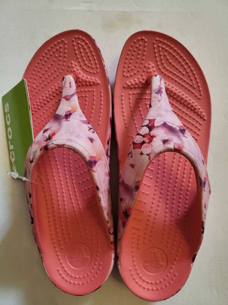 Женские шлепанцы Crocs - КРОКСЫ открытые