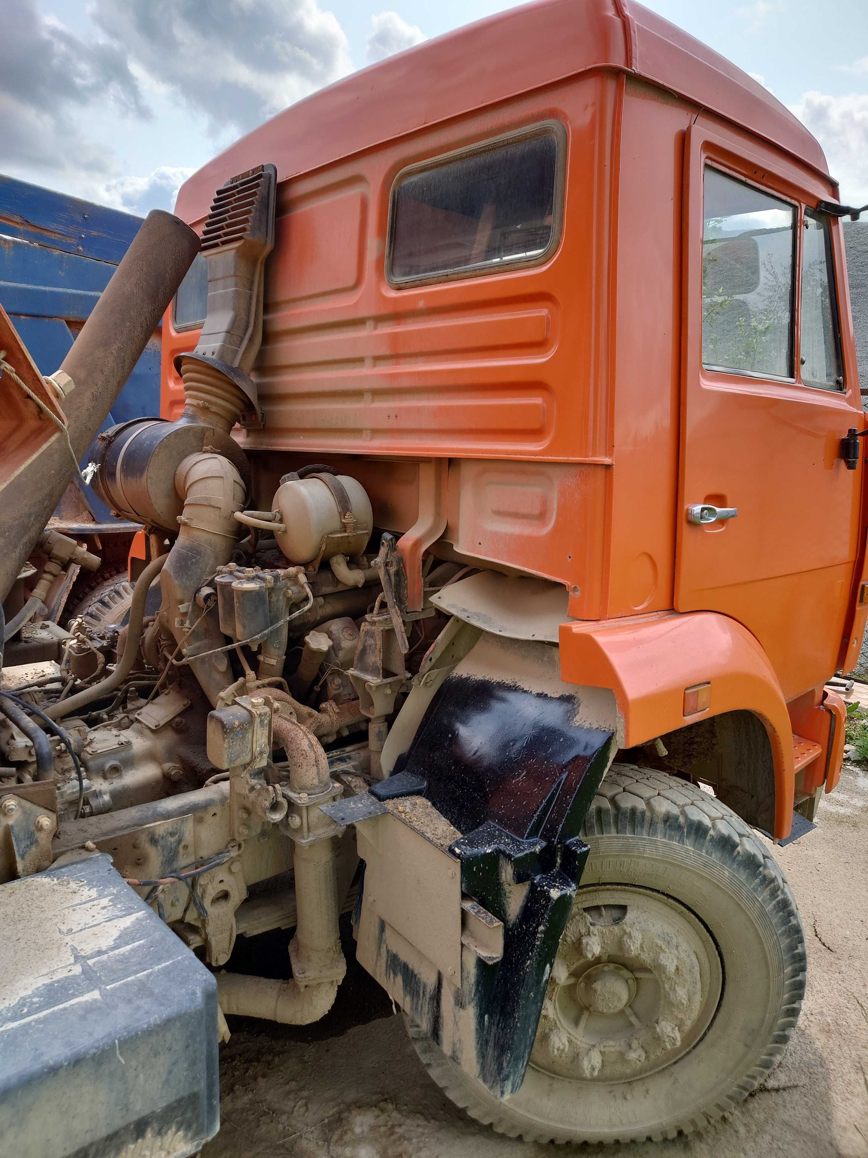 Kamaz 65115 wywrotka 2005 r. uszkodzony