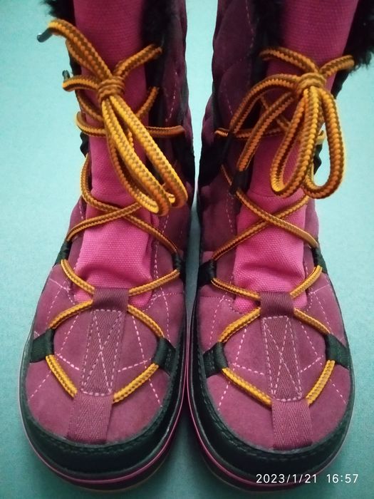 Зимові жіночі термо черевики Sorel Waterproof 39р.