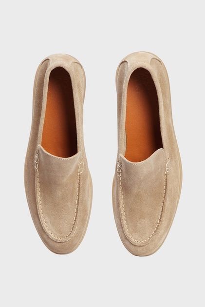 Жіночі замшеві лофери бежеві Alba PRPY