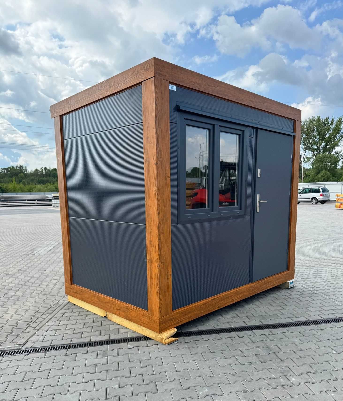 Kontener 3x2 płyta PIR 120mm, stróżówka, kiosk, domek ogrodowy