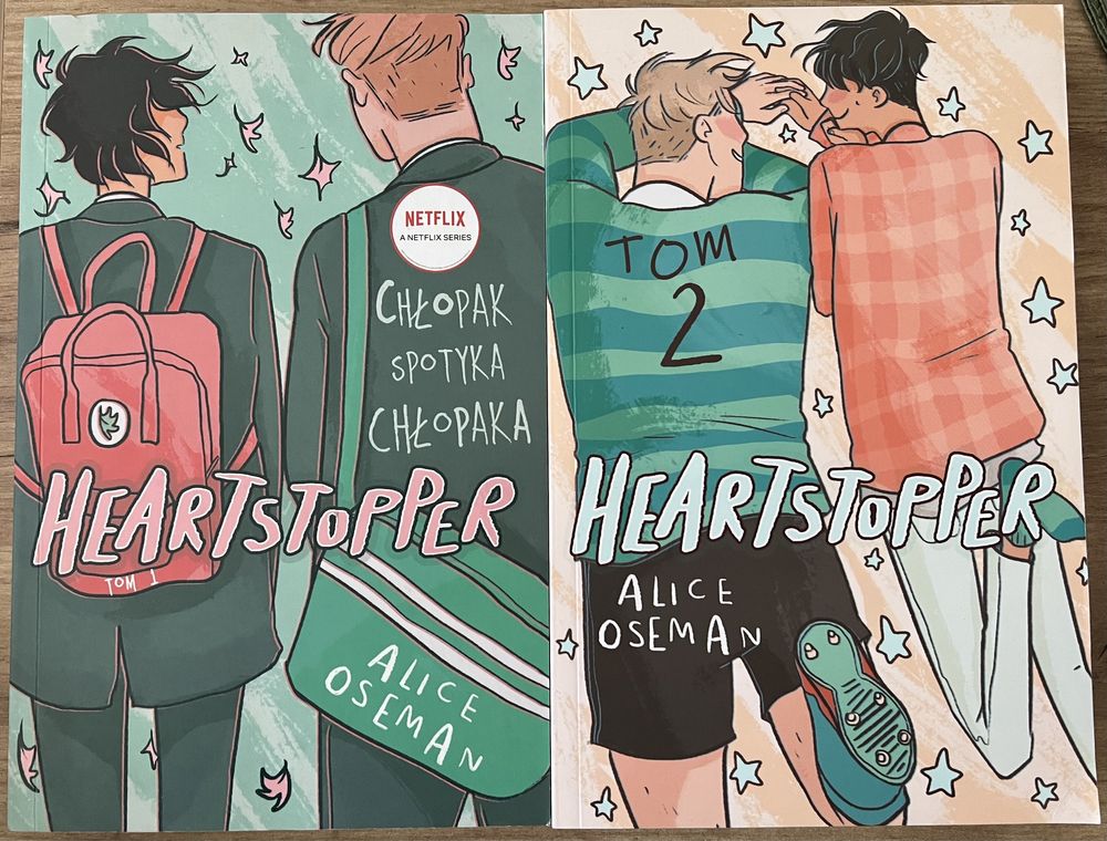 Manga Heartstopper Tom 1 i 2 manga książka
