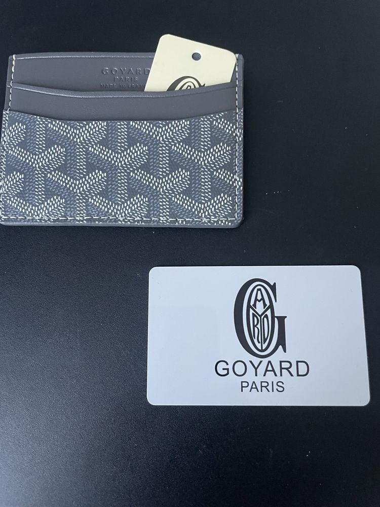 Carteira Goyard cinzenta