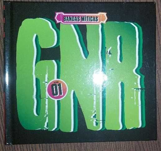 GNR - Bandas miticas - CD com 10 musicas em livro capa dura