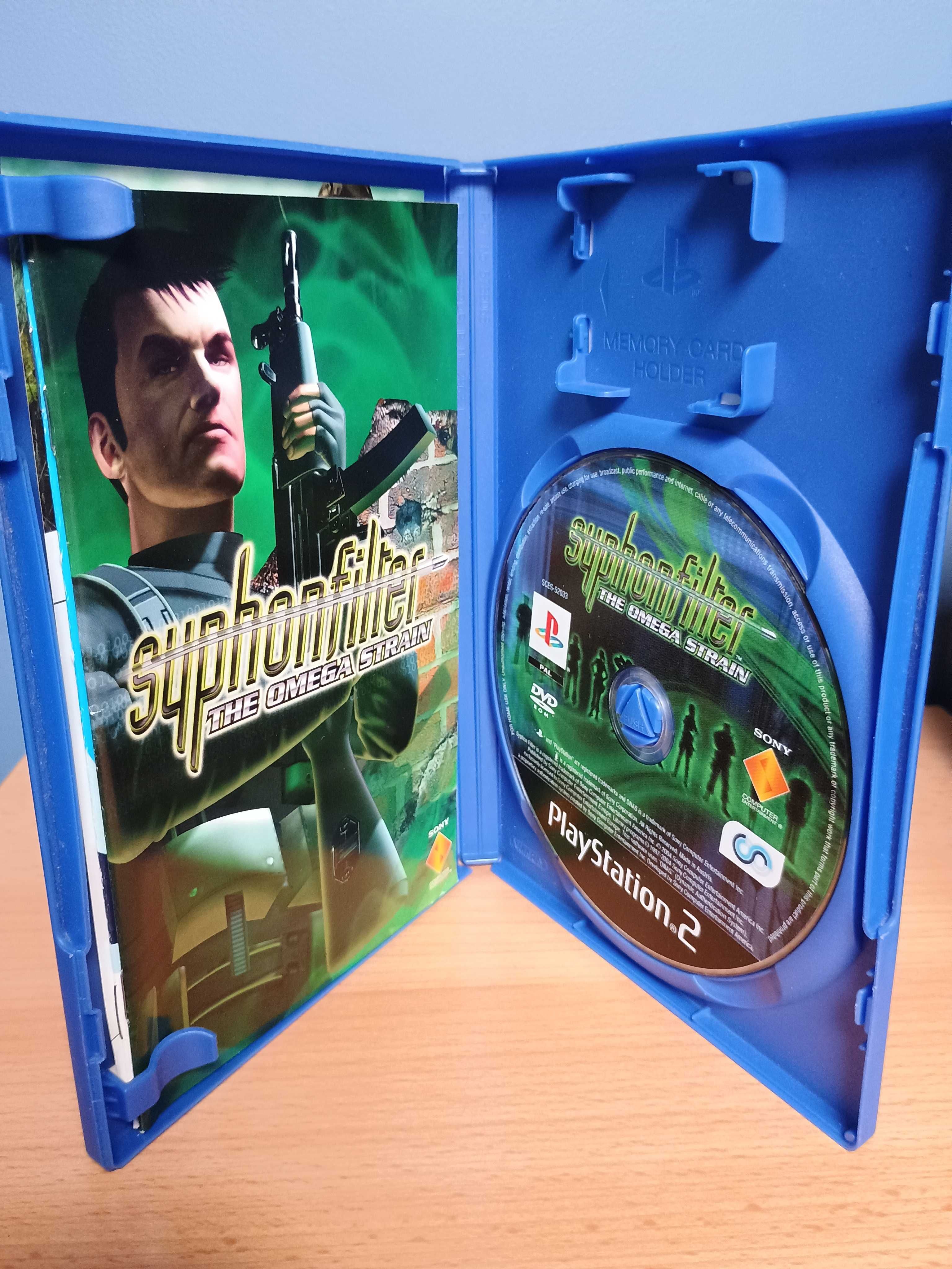 Syphon Filter Omega Strain PS2 angielska komplet