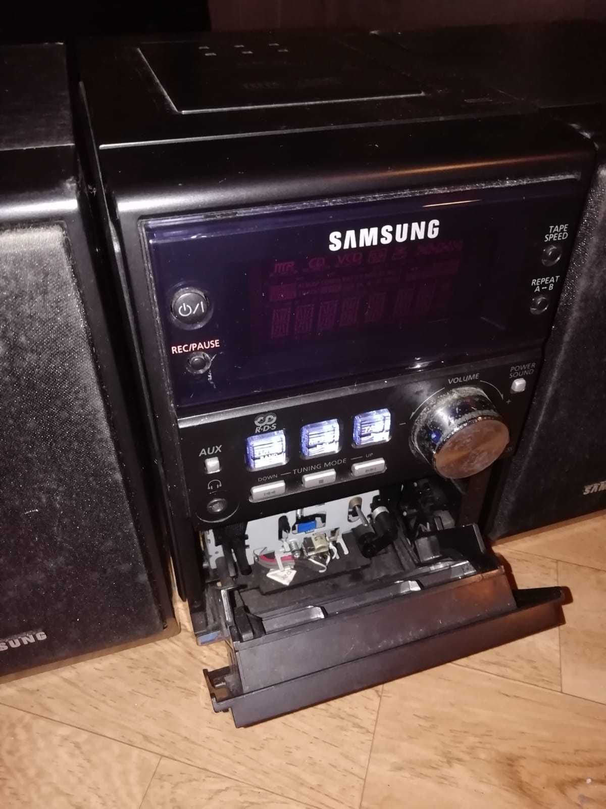 Aparelhagem som Samsung com CD e cassete