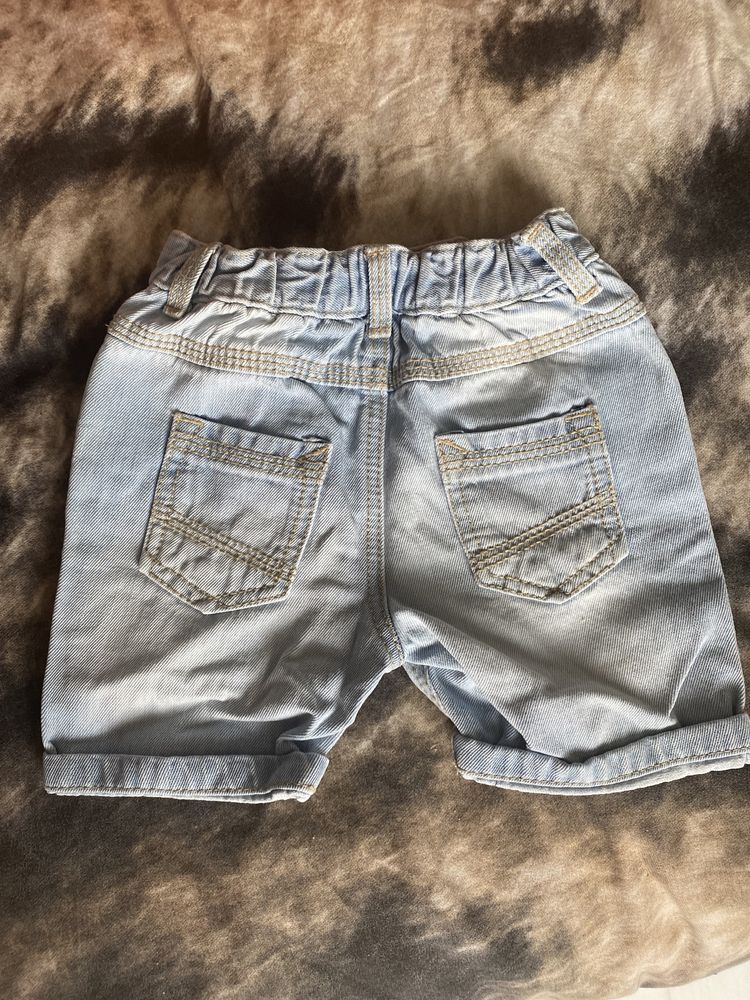 F&F szorty spodenki jeans r.80