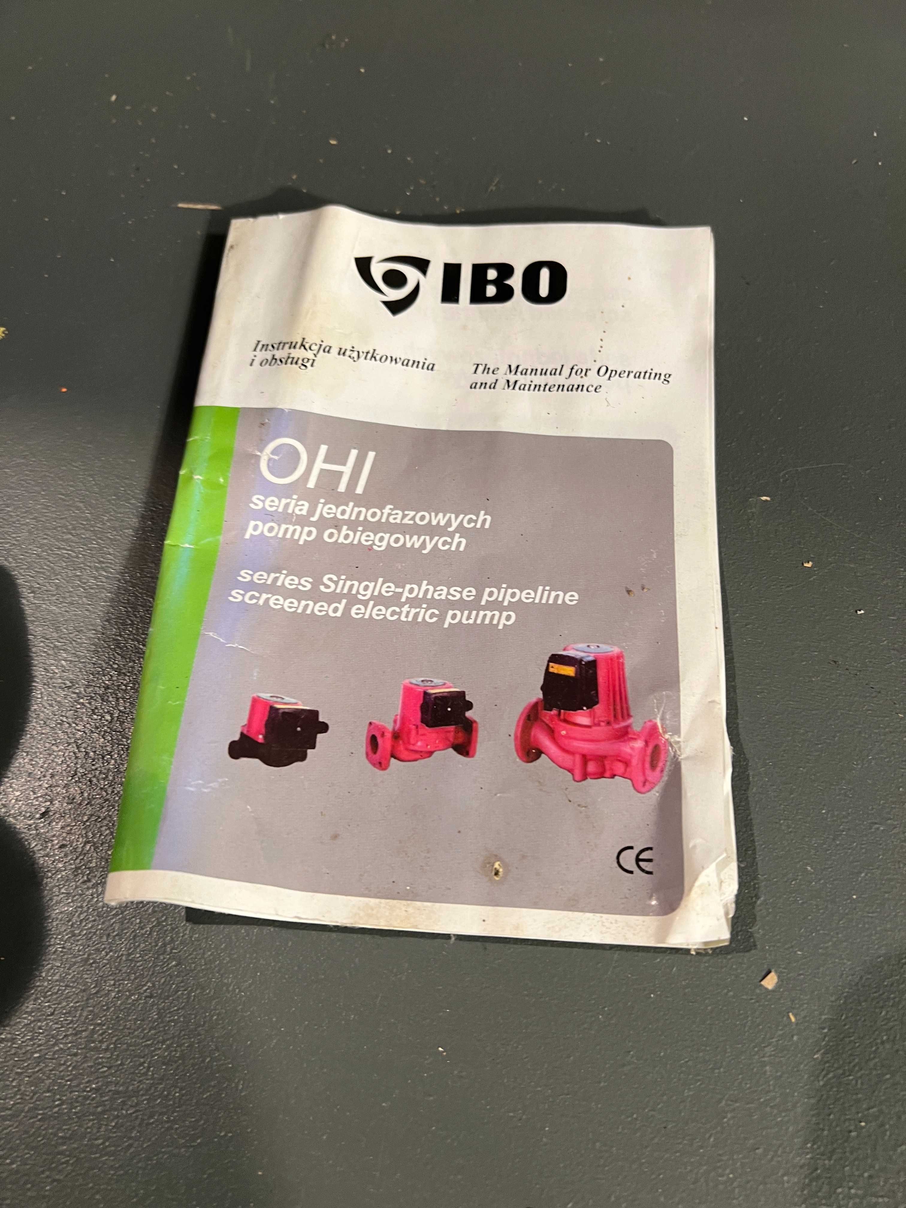 Pompa obiegowa IBO OHI25-60/180 – nowa, z instrukcją