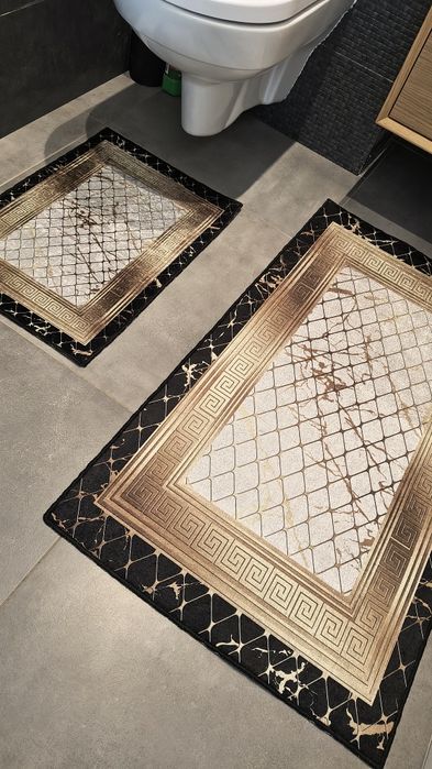 Dywaniki chodniczki łazienkowe komplet antypoślizgowy 2częściowy