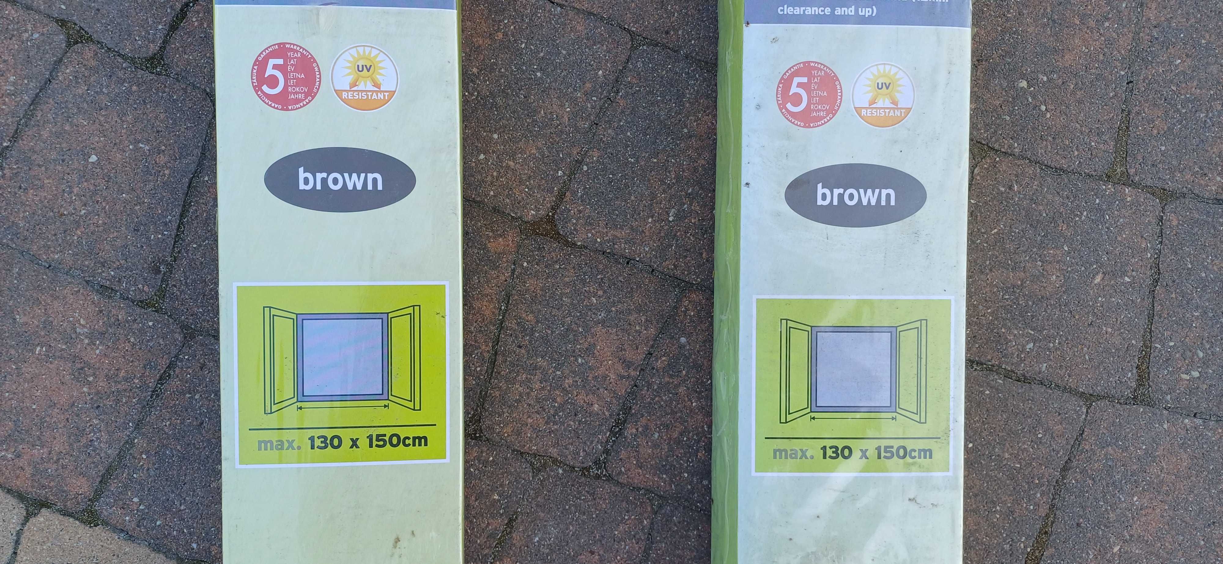 Aluminiowa moskitiera do okna max 130x150 (po 3 lipca kontakt)