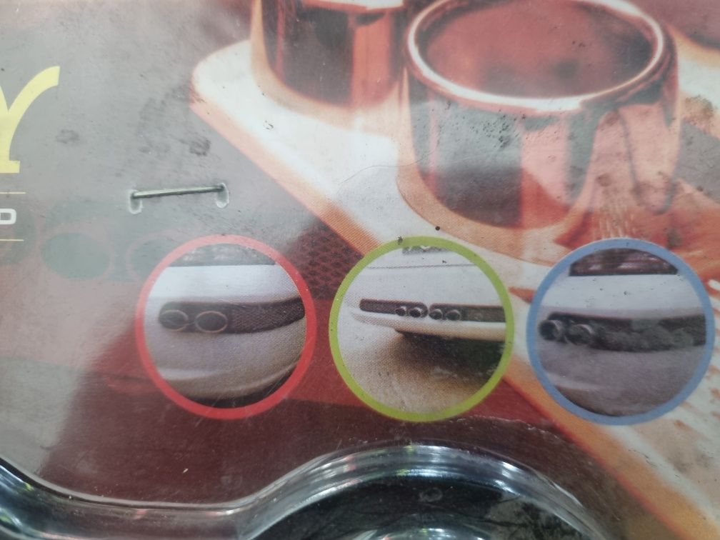 Tlumik wydech tuning nowy naklejka na zderzak