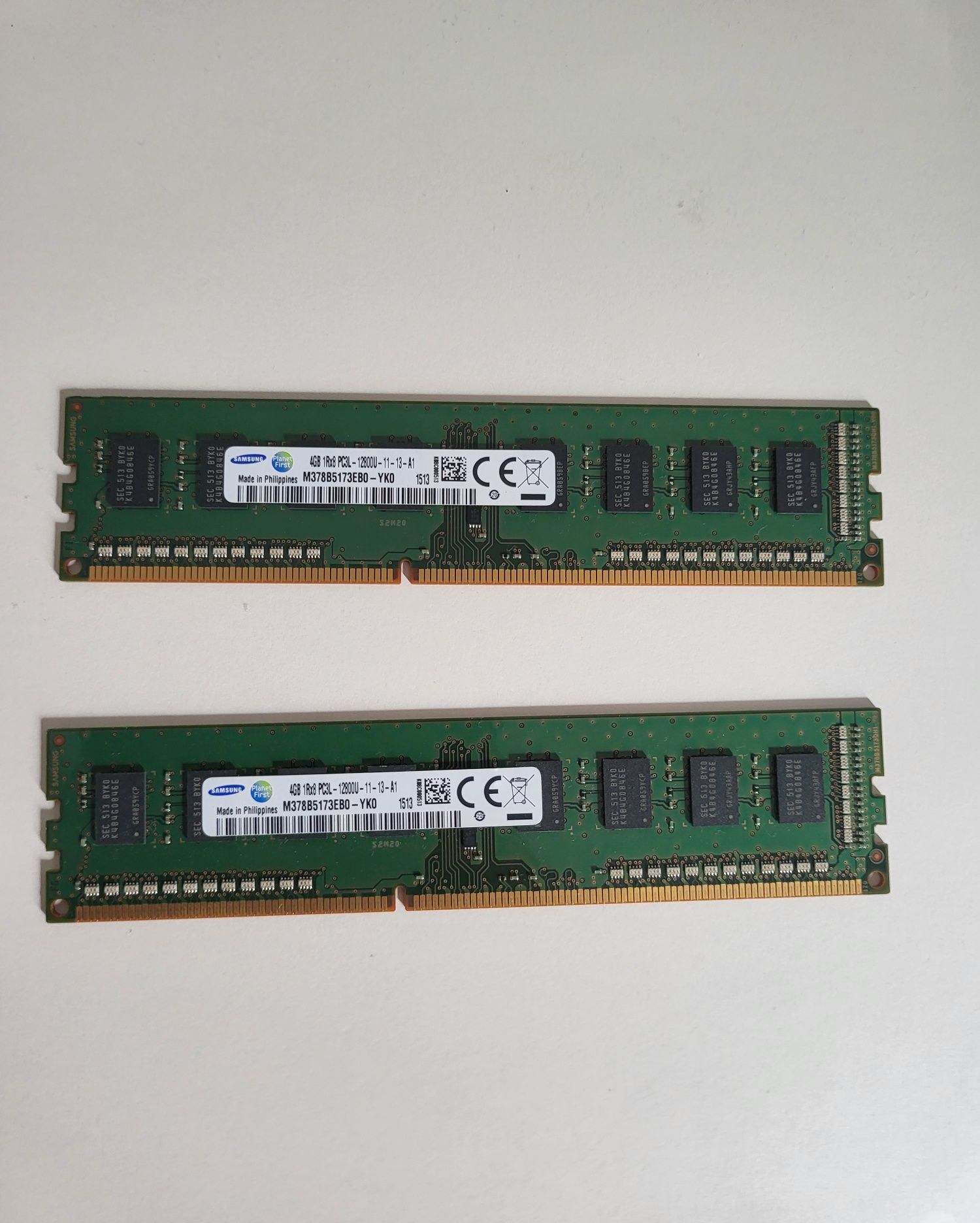 Оперативная память Samsung DIMM 4GB 1Rx8 PC3L-12800U-11-13-A1 DDR3L 16