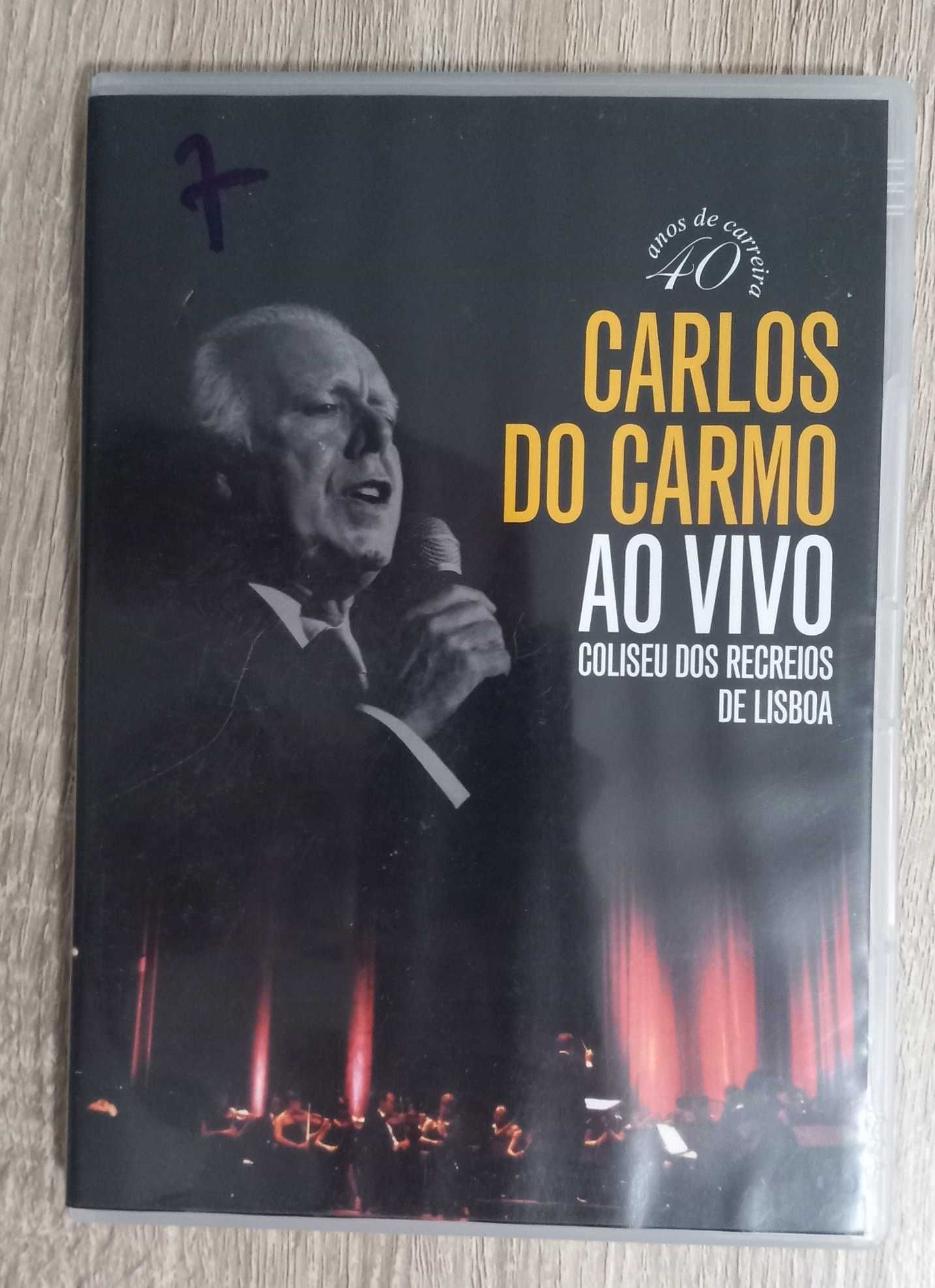 DVDs de concertos (Simply Red e Carlos do Carmo)