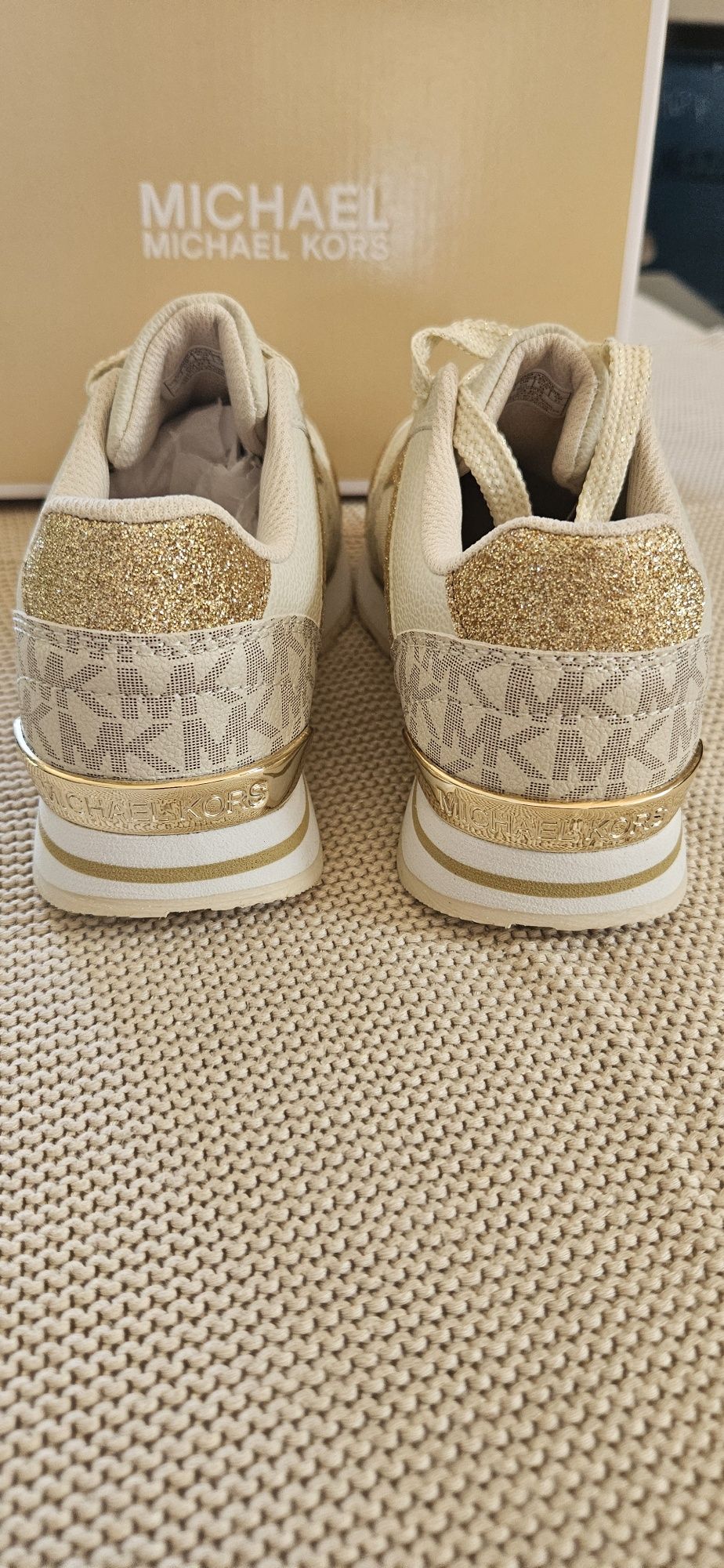 Michael Kors nowe adidasy 33 złote
