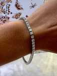 Bransoletka tenisowa z diamentami naturalnymi 5.00 Ct