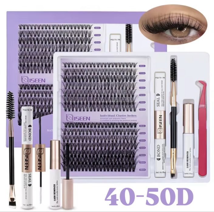 Вії накладні набор 4в1, накладные ресницы