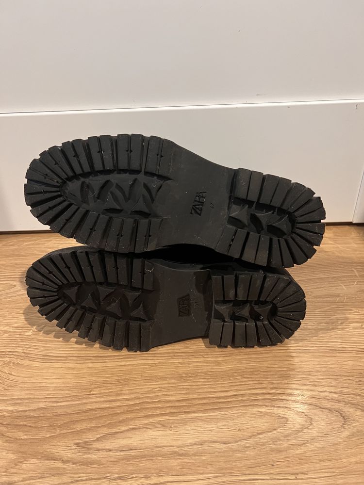 Skórzane buty Zara