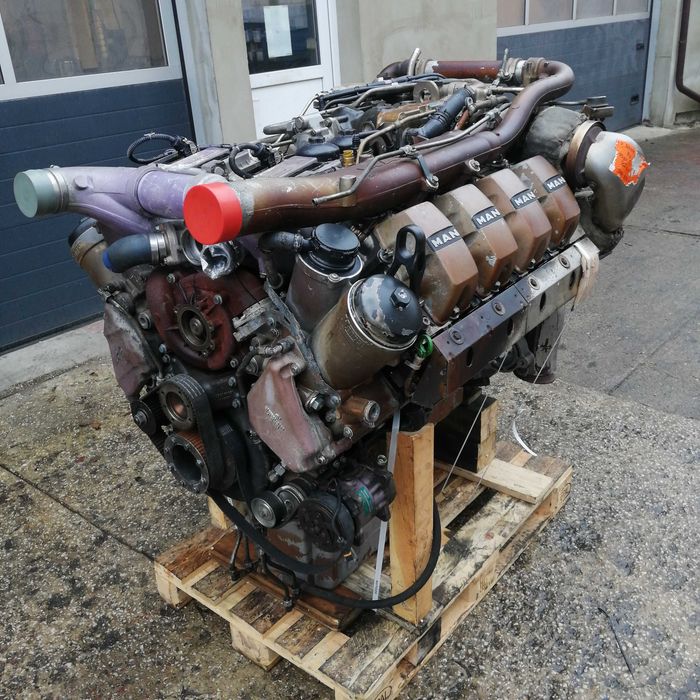 Remont silnika MAN D2868 V8 Liebherr D9508 V8 R974, Grove, Tadano