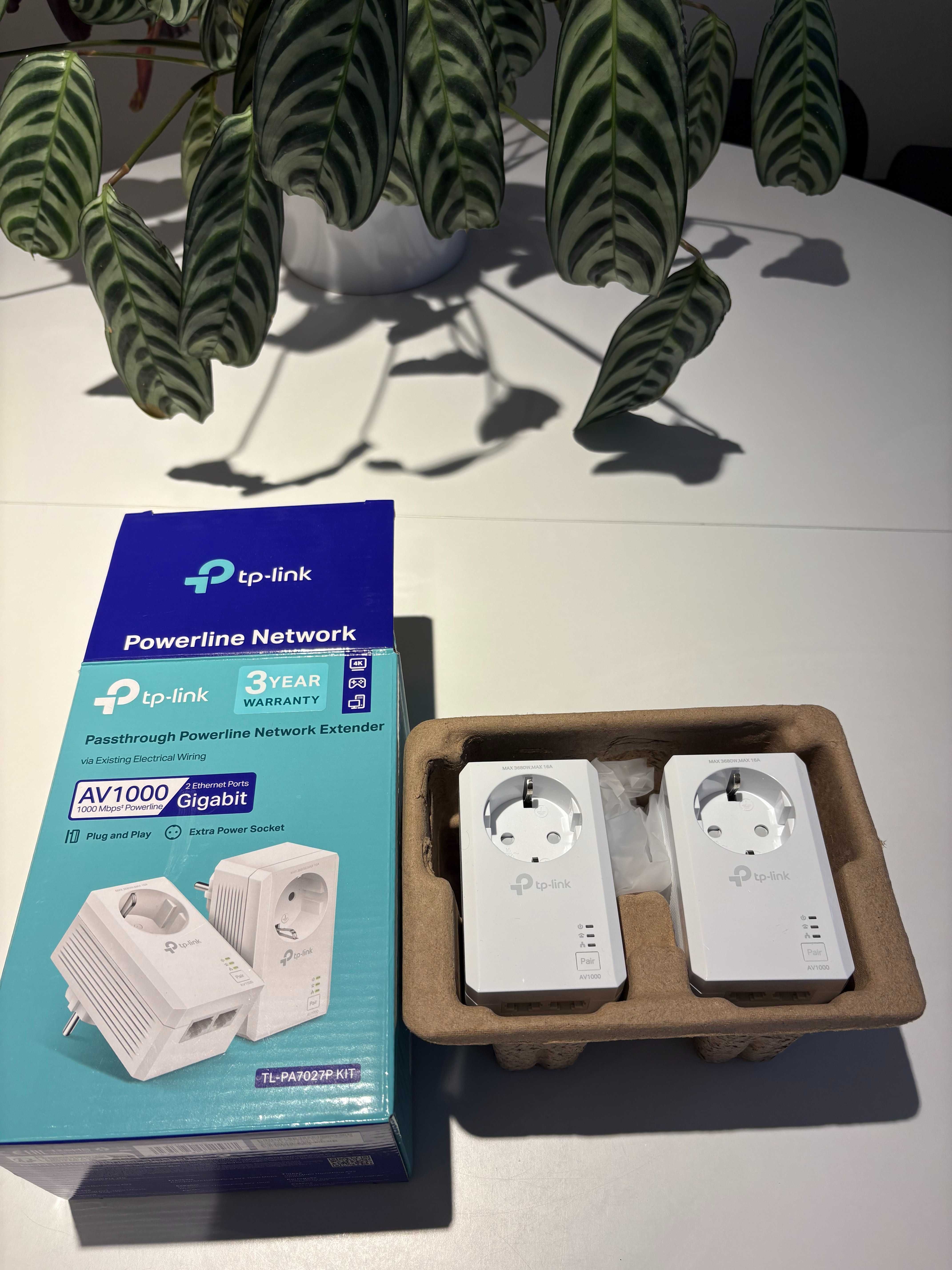 Wybitny Adapter powerline TP-Link TL-PA7017P KIT 2 szt. 1000 Mbps