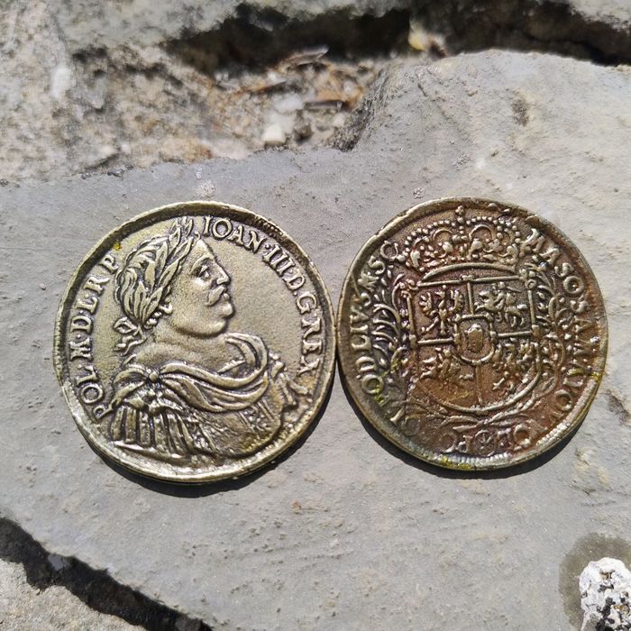 Moneta kolekcjonerska dukat Jan III Sobieski D.G Rex Polonie