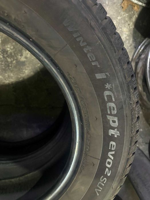 Шины 215/65 R17 Hankook пара зима (хорошее состояние) L8