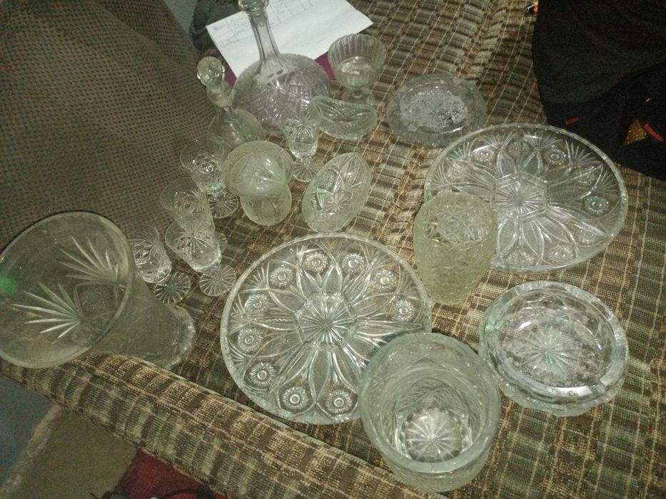 Zestaw kryształów z PRL