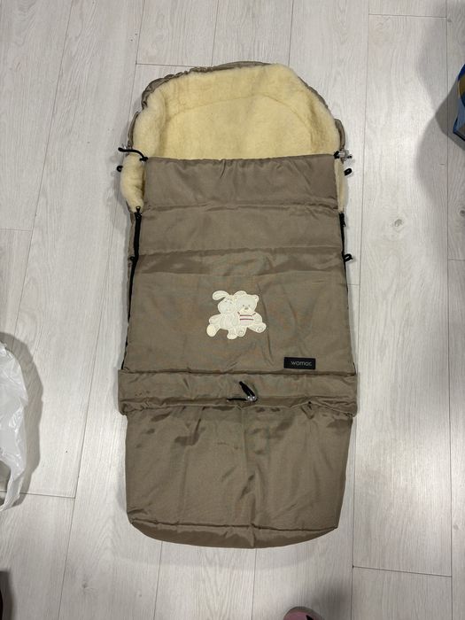 Конверт зимовий дитячий в коляску чи сані з народження до 3 років