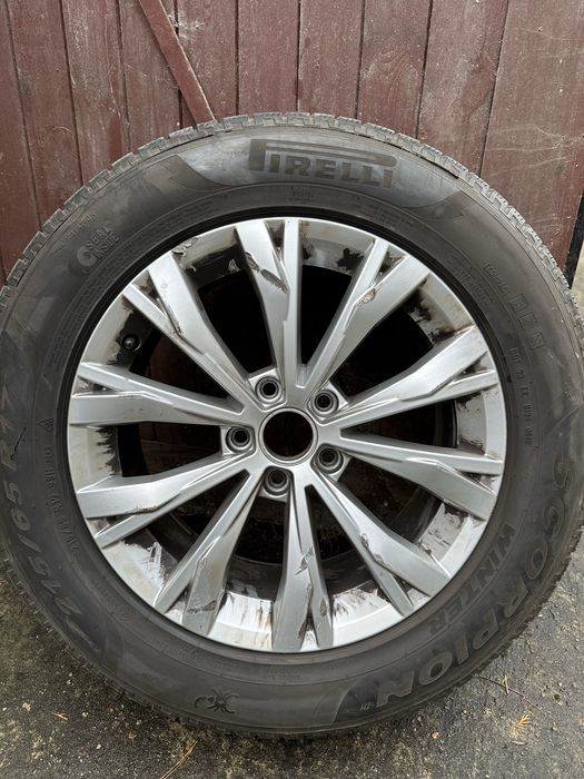Felga VW Tiguan II 7.0jx17H2 ET40 Borbet pirelli scorpion 215/65/17