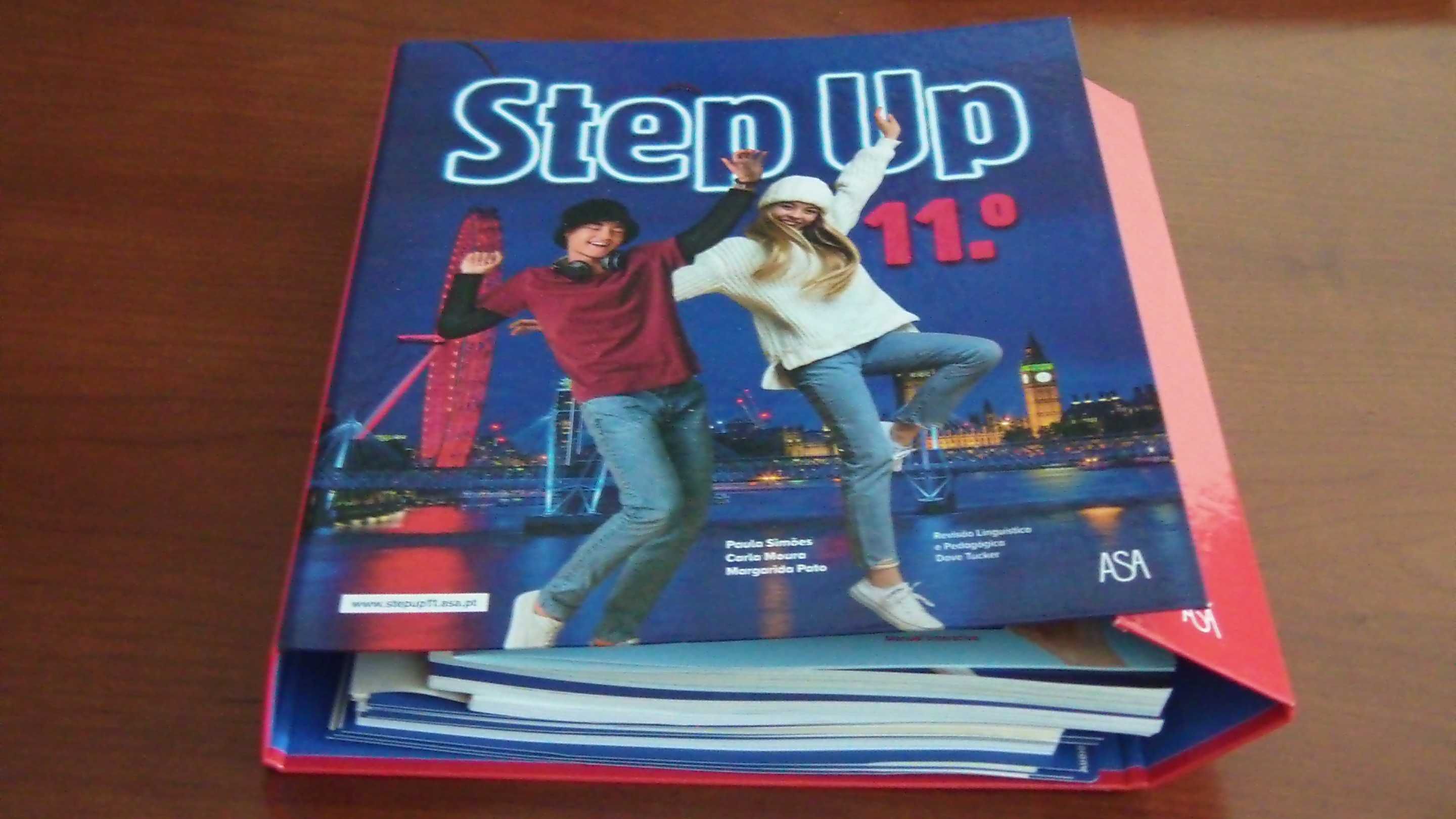 Conjunto completo do professor Step Up 11 -  Inglês - 11.º Ano ASA