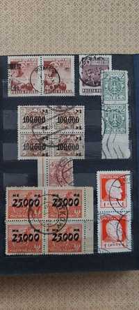 Stare znaczki pocztowe oraz klaser