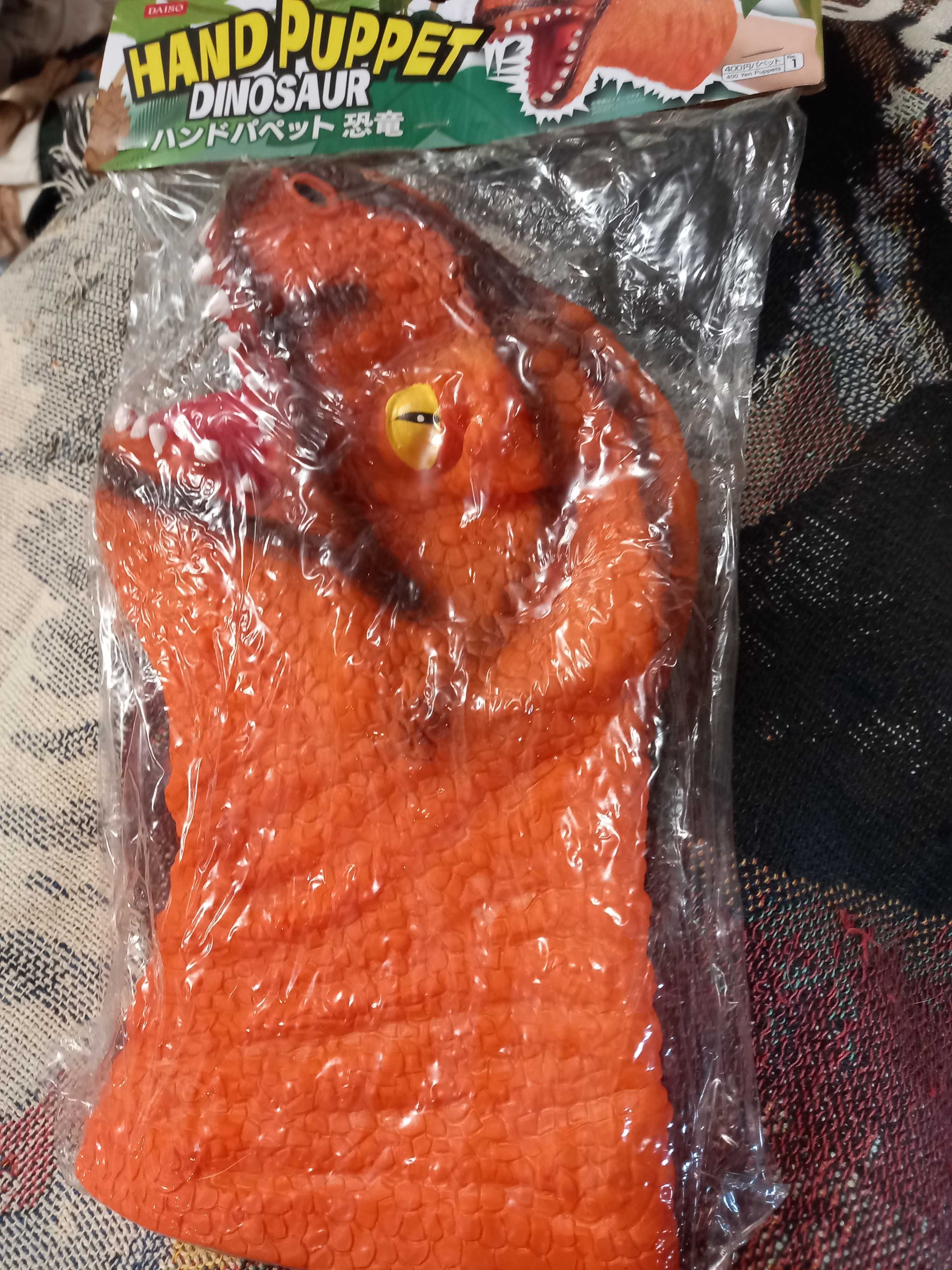 Новая Игрушка на руку динозавр для детей