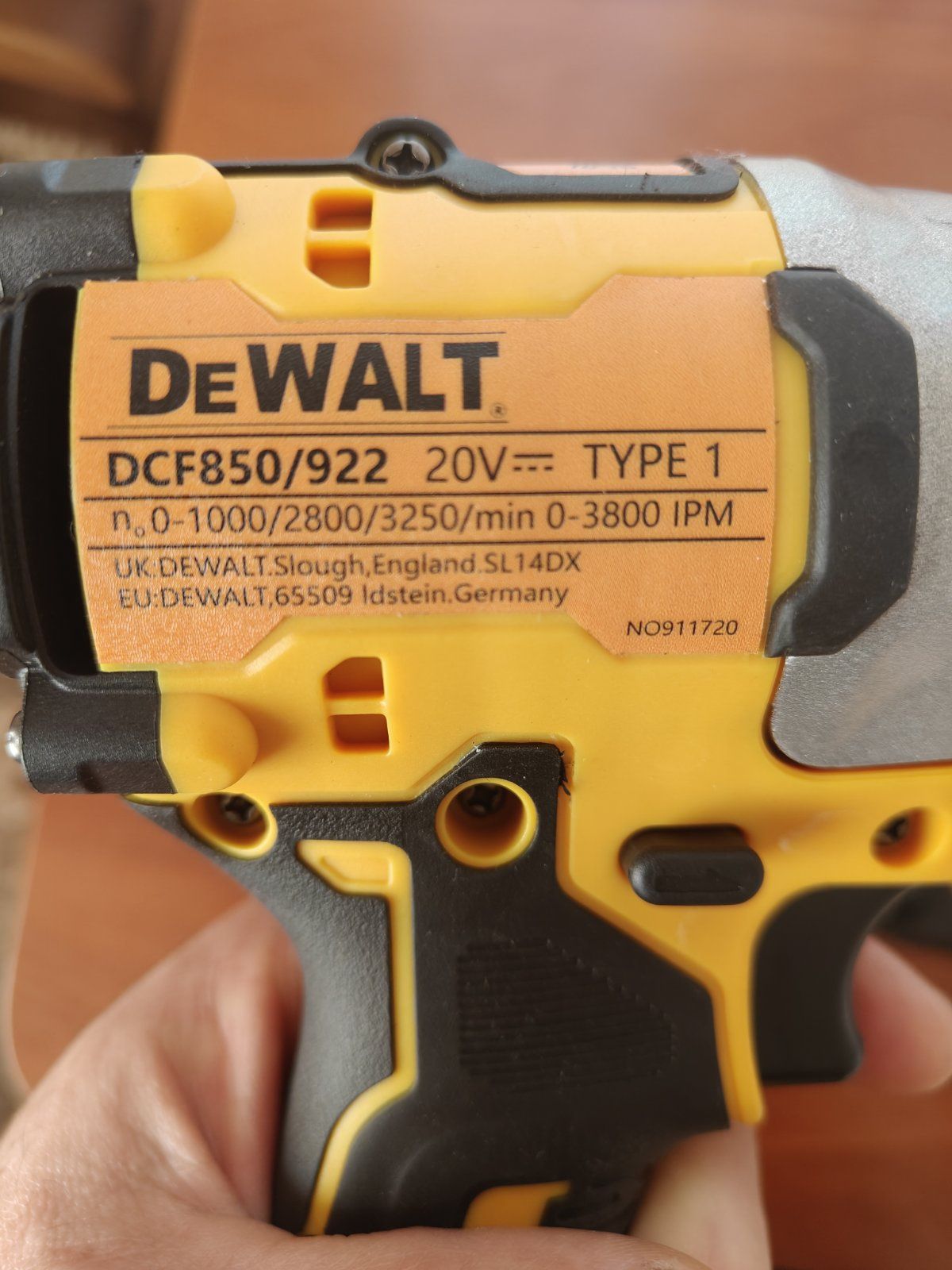 Гайковёрт DeWalt DCF850/922 20V