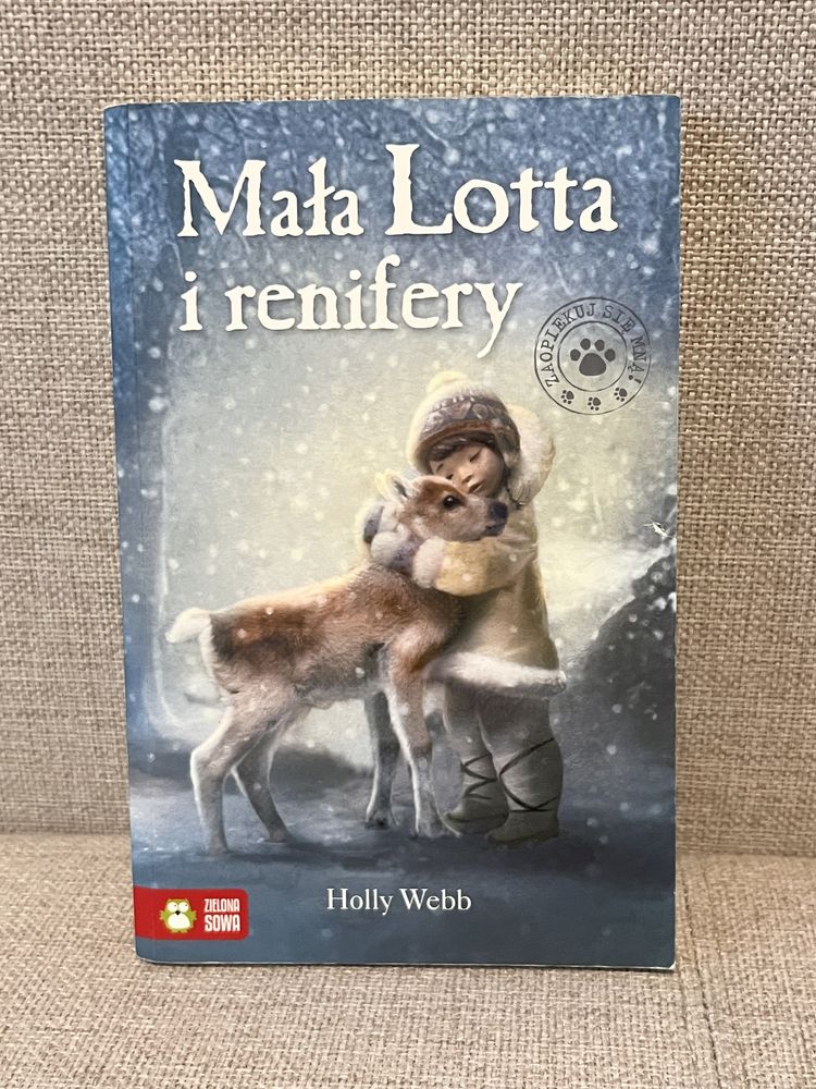 Książka Mała Lotta i renifery Holly Webb zielona sowa