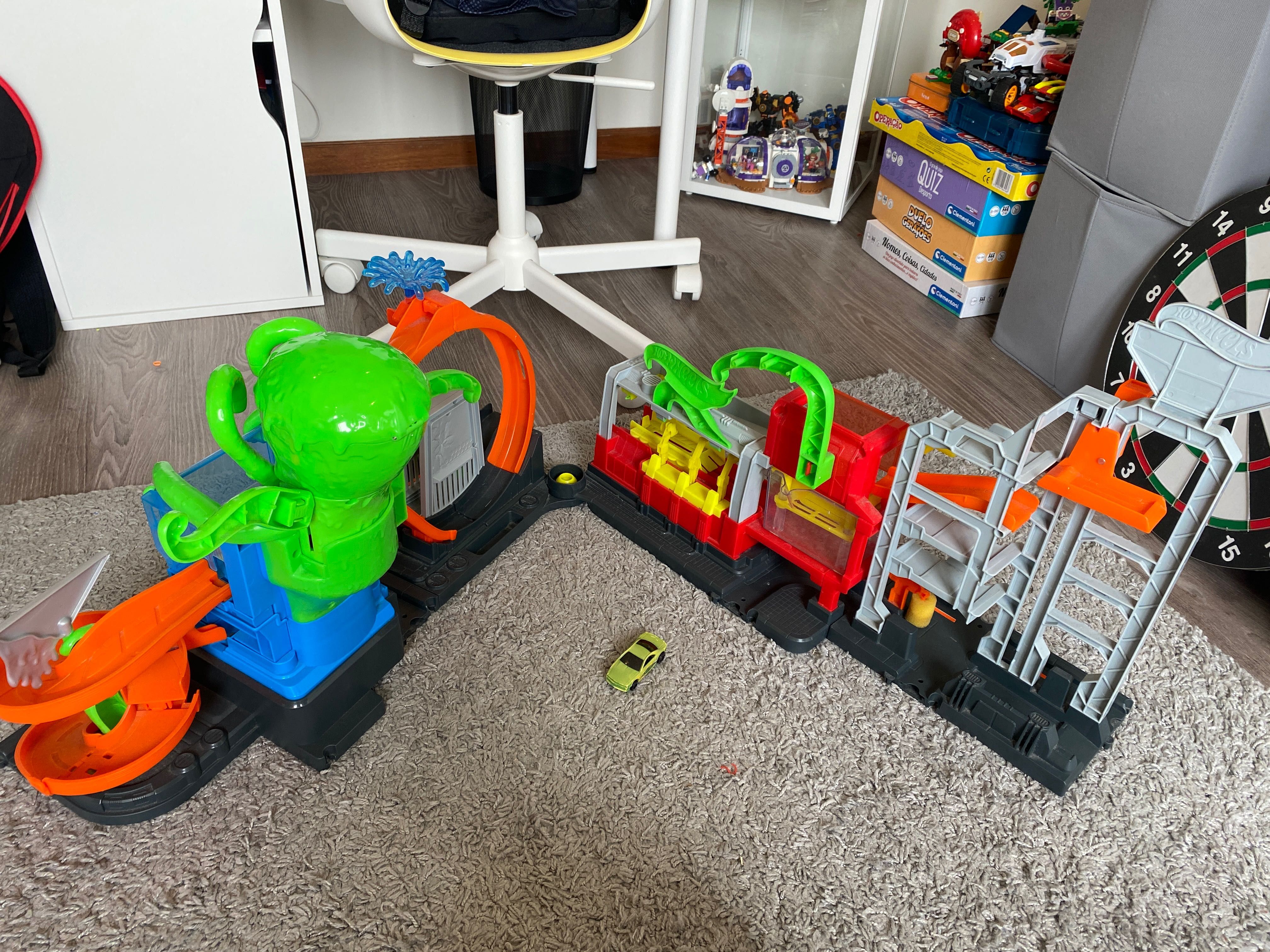 Pista Hot Wheels Lavagem de Carros
