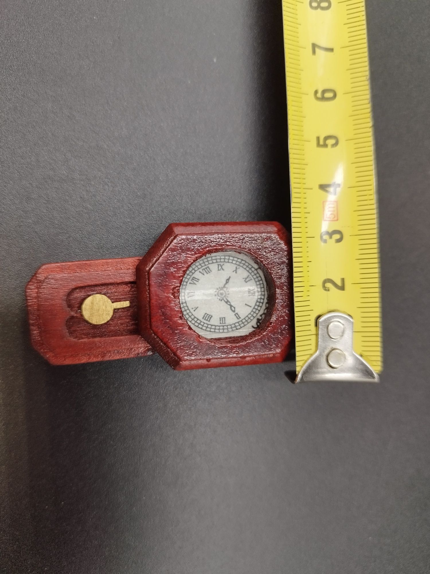 Mini mebelki Zegar  wiszący skala 1:12 orginalne zapakowany zapras