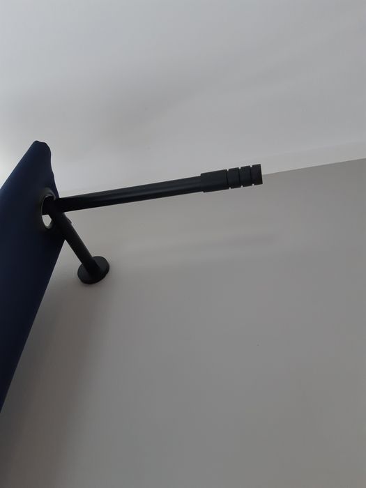 Pojedyńczy karnisz z zakończeniem ok 170cm, 280cm, podwójny ok 290cm